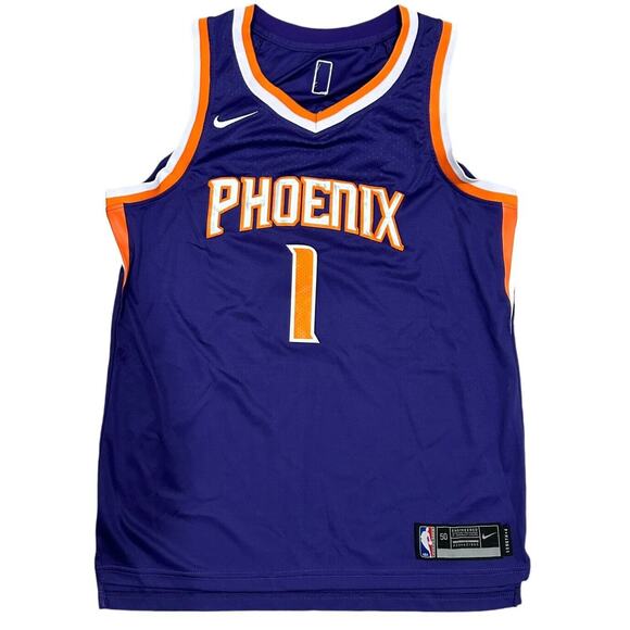 Nike NBA Phoenix Suns Devin Booker #1 Purple Jersey Size 50 w/ Length +4 - Picture 9 of 9